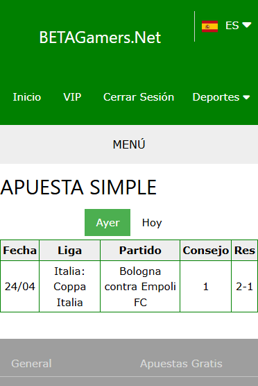 boletas de apuestas ganadoras